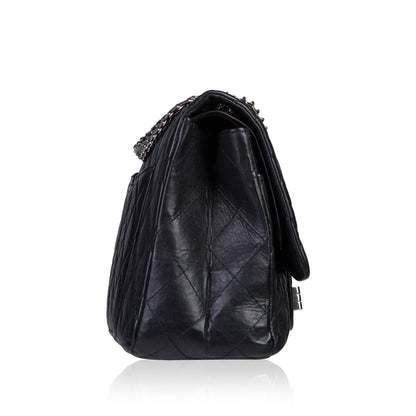 Chanel Classic Flap Lambskin Black Shoulder Bag Style 8