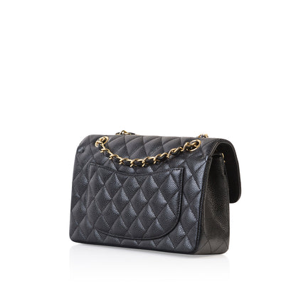Chanel Classic Flap Caviar Black Shoulder Bag Style 130