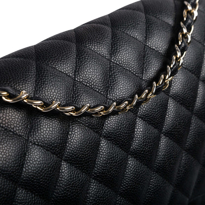 Chanel Classic Flap Caviar Black Shoulder Bag Style 132