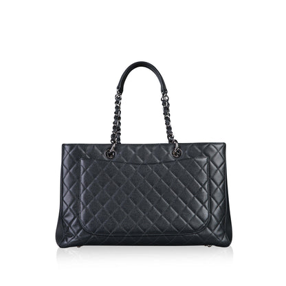 Chanel Timeless Caviar Black Tote Bag Style 44