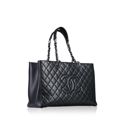 Chanel Timeless Caviar Black Tote Bag Style 43
