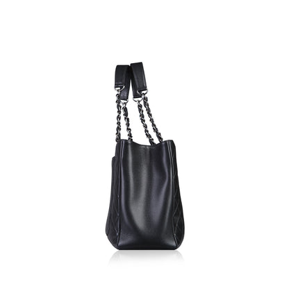 Chanel Timeless Caviar Black Tote Bag Style 44