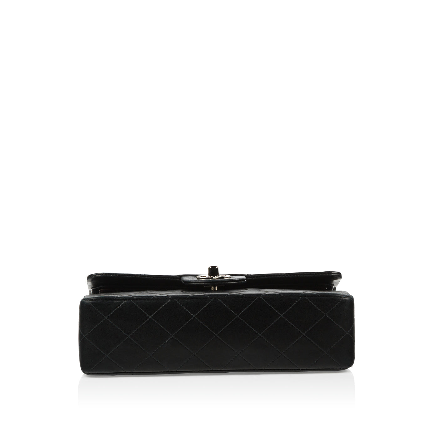 Chanel Classic Flap Lambskin Black Shoulder Bag Style 271