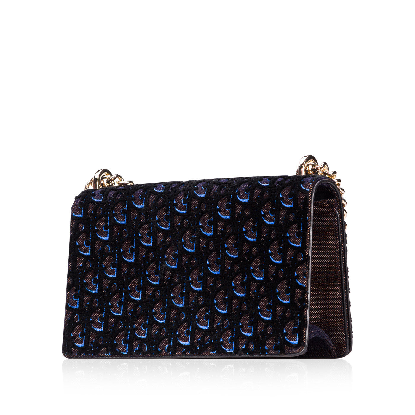 Dior Monogram Chain Canvas Tote Bag