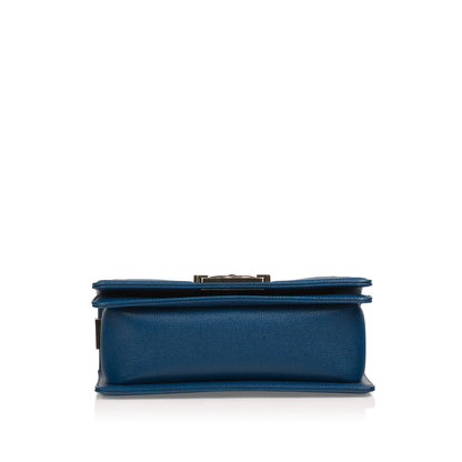 Chanel Boy Bag Caviar Silver Shoulder Bag Caviar