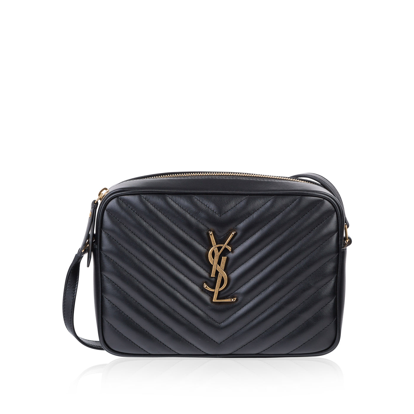 Saint Laurent Lou Red Crossbody Style 4
