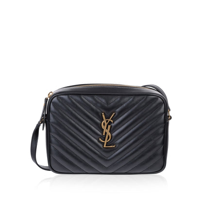 Saint Laurent Lou Red Crossbody Style 4