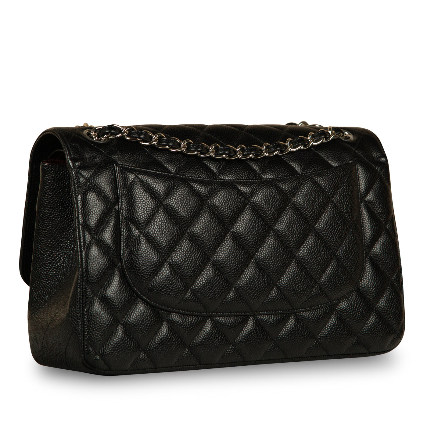 Chanel Classic Flap Caviar Black Shoulder Bag Style 29
