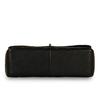 Chanel Classic Flap Caviar Black Shoulder Bag Style 28