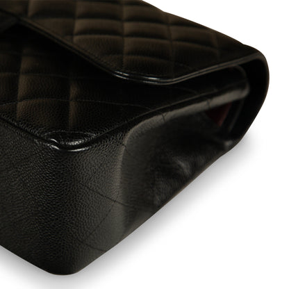 Chanel Classic Flap Caviar Black Shoulder Bag Style 29