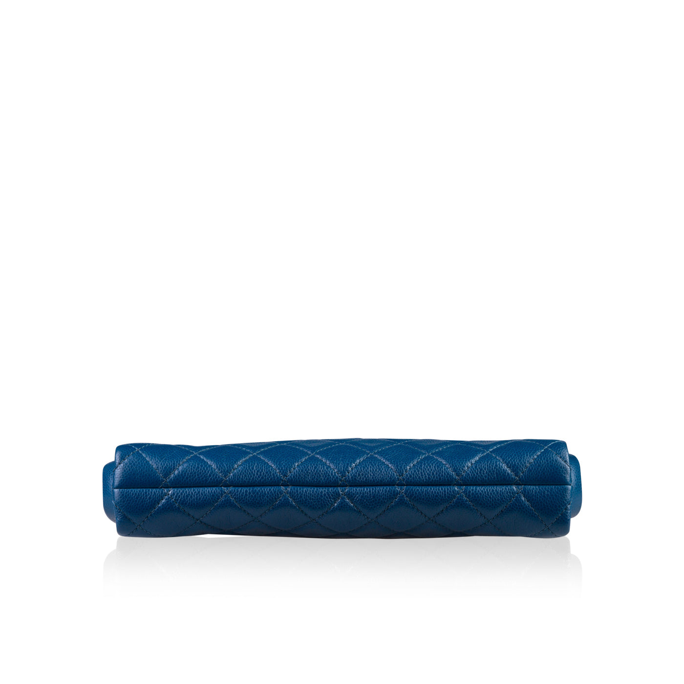 Chanel Timeless Caviar Blue Clutch