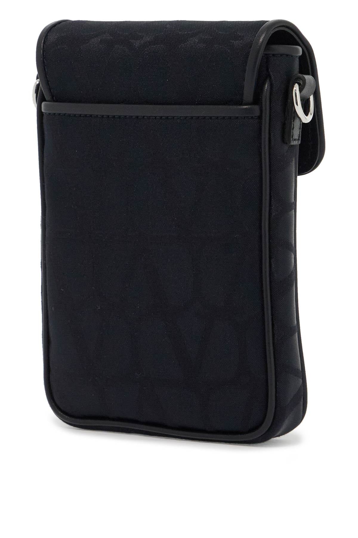 Valentino Garavani Black Iconographe Mini Crossbody Bag Men