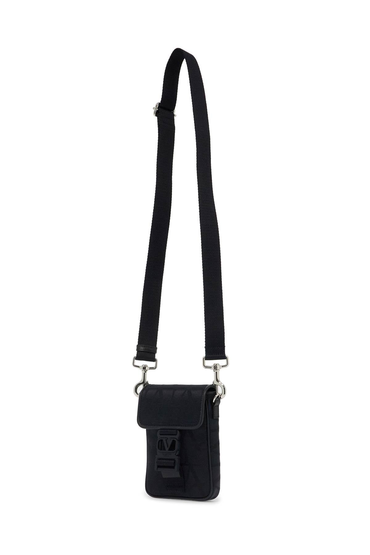Valentino Garavani Black Iconographe Mini Crossbody Bag Men