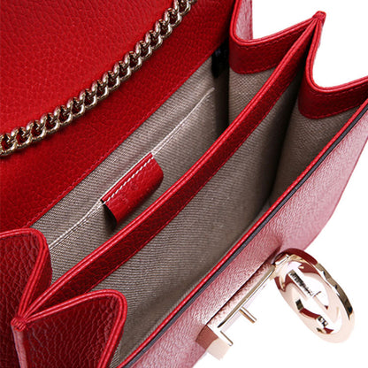 MLB Gucci Leather Organ Crossbody Bag Single Shoulder Bag Red 510304-CAO0G-6420