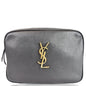 Saint Laurent Monogram Leather Black Shoulder Bag