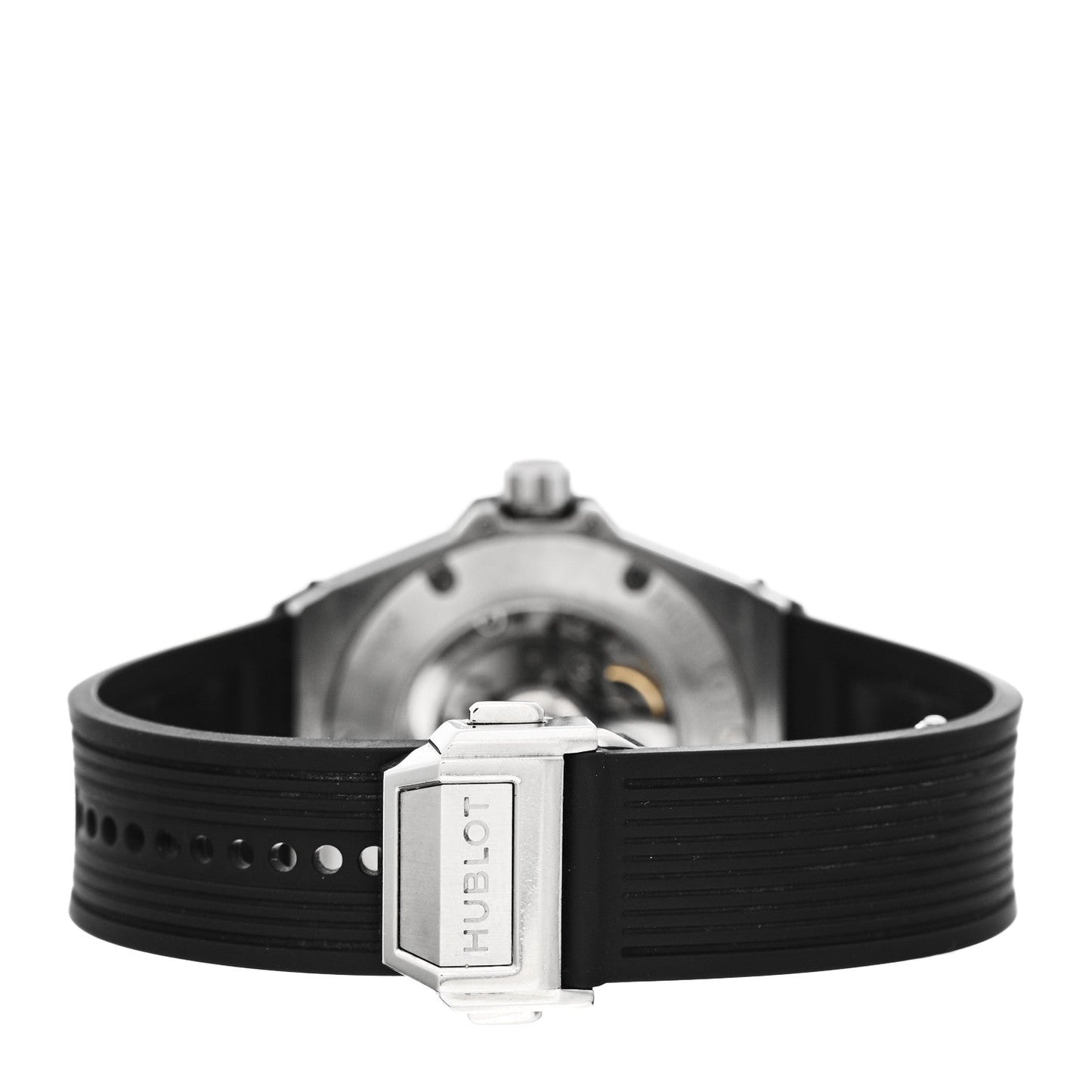 Stainless Steel Rubber Diamond Bezel 33mm Big Bang One Click Automatic Watch Black 485.SX.1270.RX