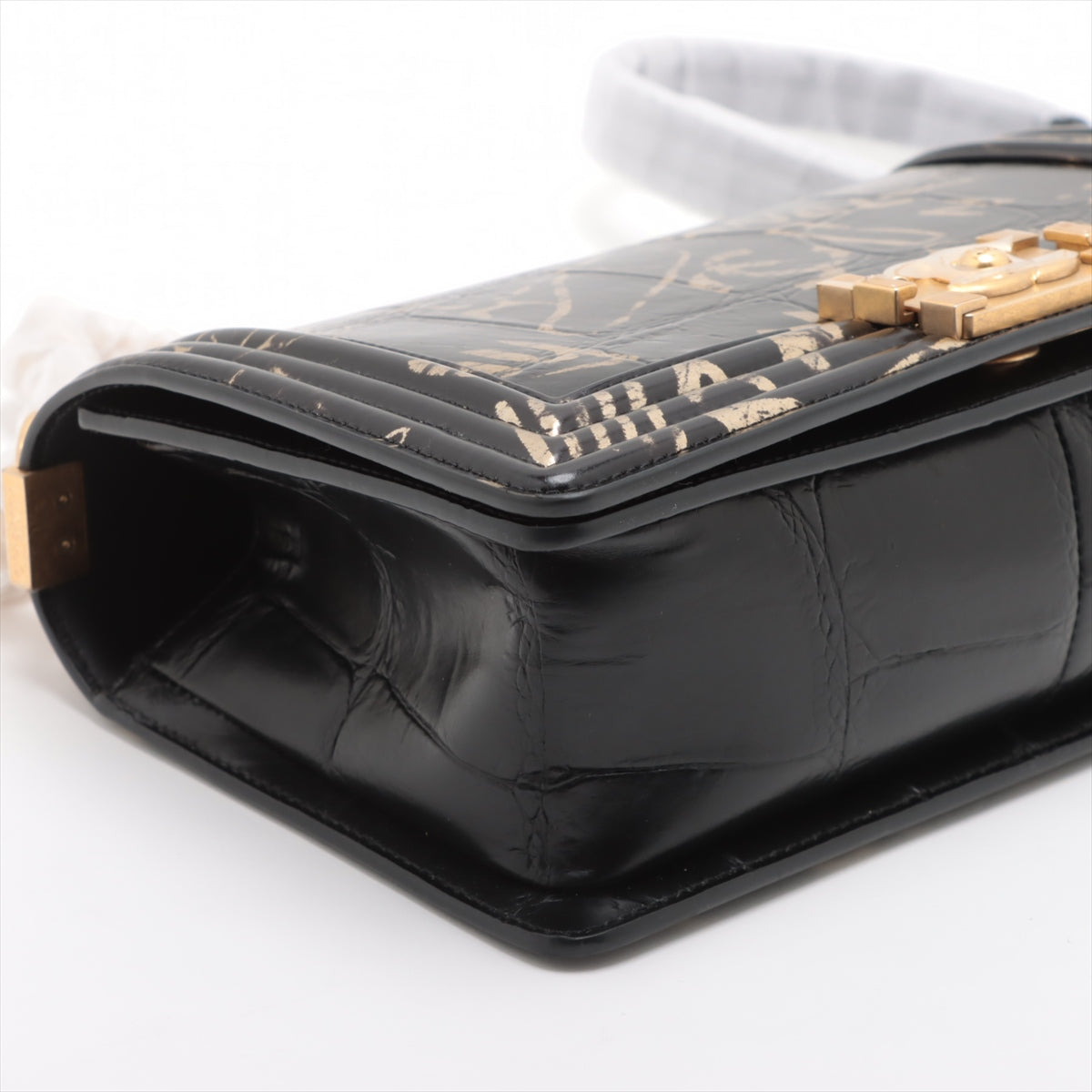 Chanel Boy Black Chain Shoulder Bag Style 2