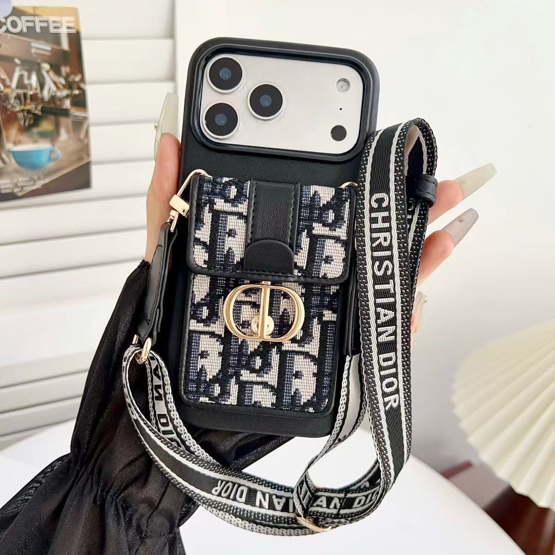 DR Crossbody Card Holder iPhone Case