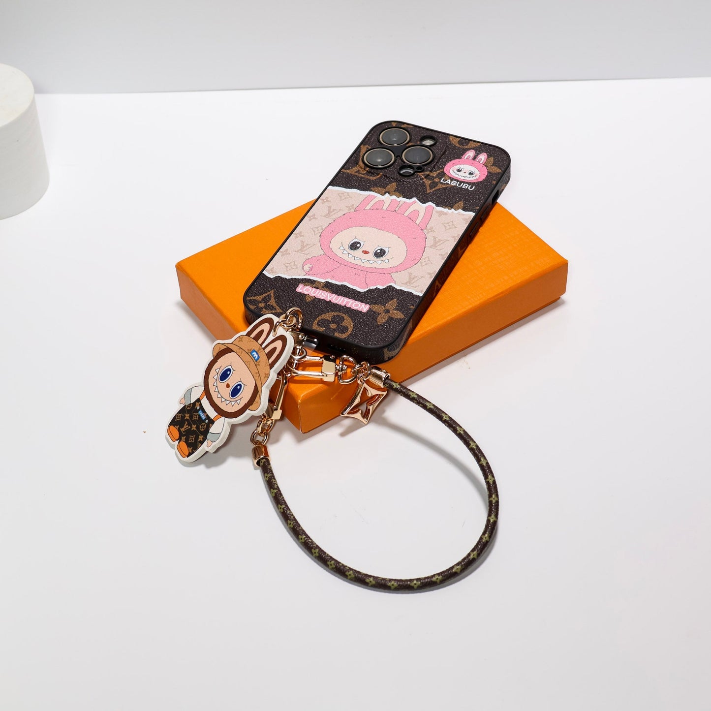 LV iPhone Case Labubu Style for 1316 Pro Max Series