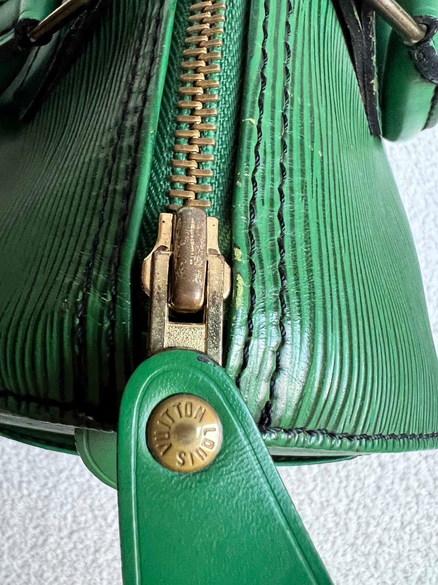 Louis Vuitton Speedy 30 Green Epi