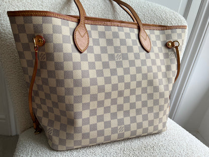 Louis Vuitton Neverfull MM Monogram Damier Azur (RRP £1,470)