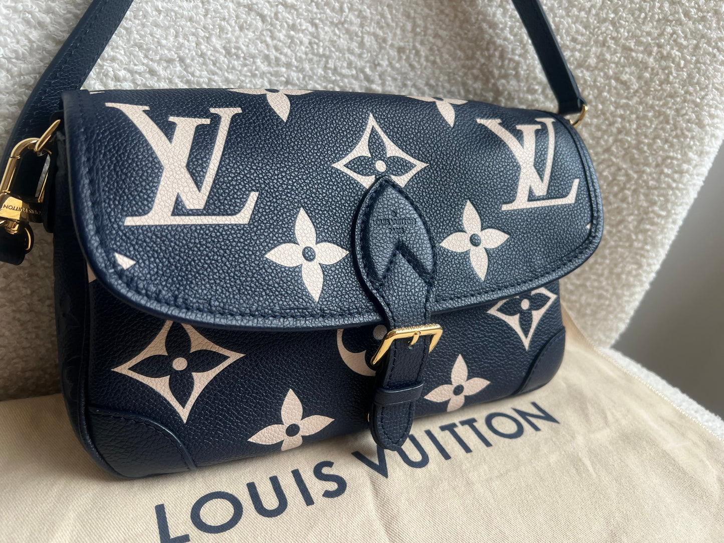 Louis Vuitton Diane Satchel Bicolour Empreinte (RRP £2,170)