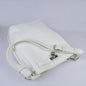 Luxury Hermes Nappa Leather Shoulder Bag White Silver