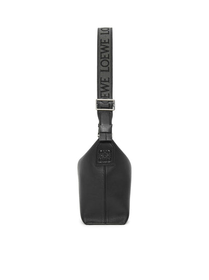 Loewe Women Small Cubi Crossbody Bag In Smooth And Jacquard Calfskin