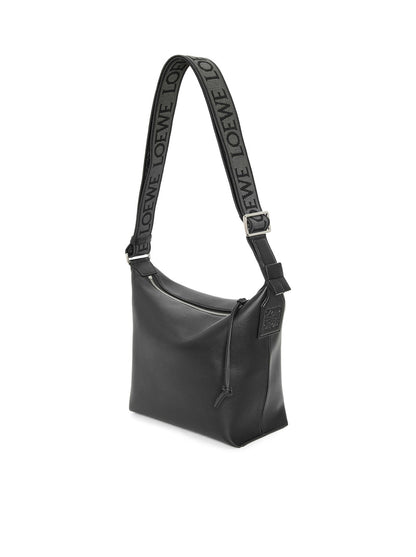 Loewe Women Small Cubi Crossbody Bag In Smooth And Jacquard Calfskin