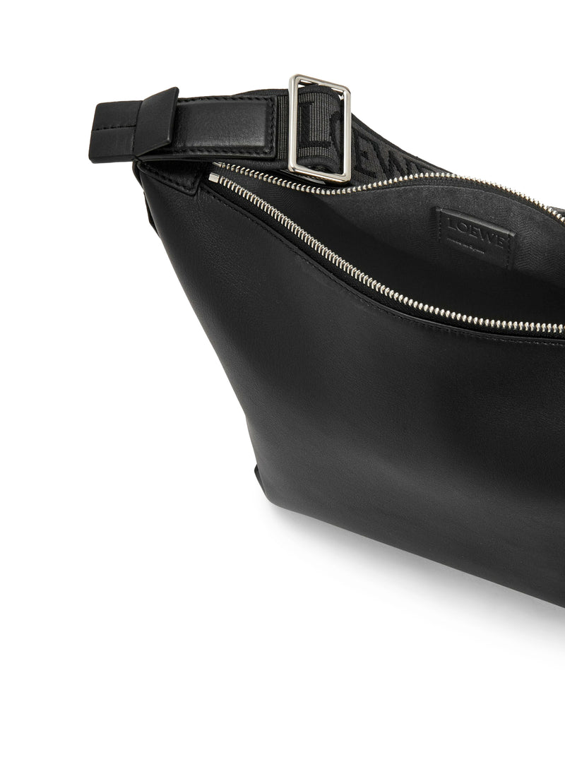 Loewe Women Small Cubi Crossbody Bag In Smooth And Jacquard Calfskin