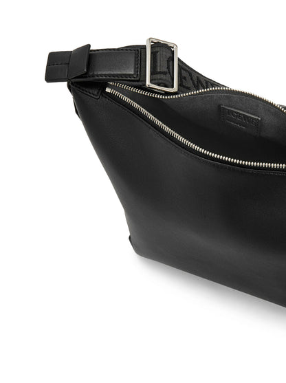 Loewe Women Small Cubi Crossbody Bag In Smooth And Jacquard Calfskin