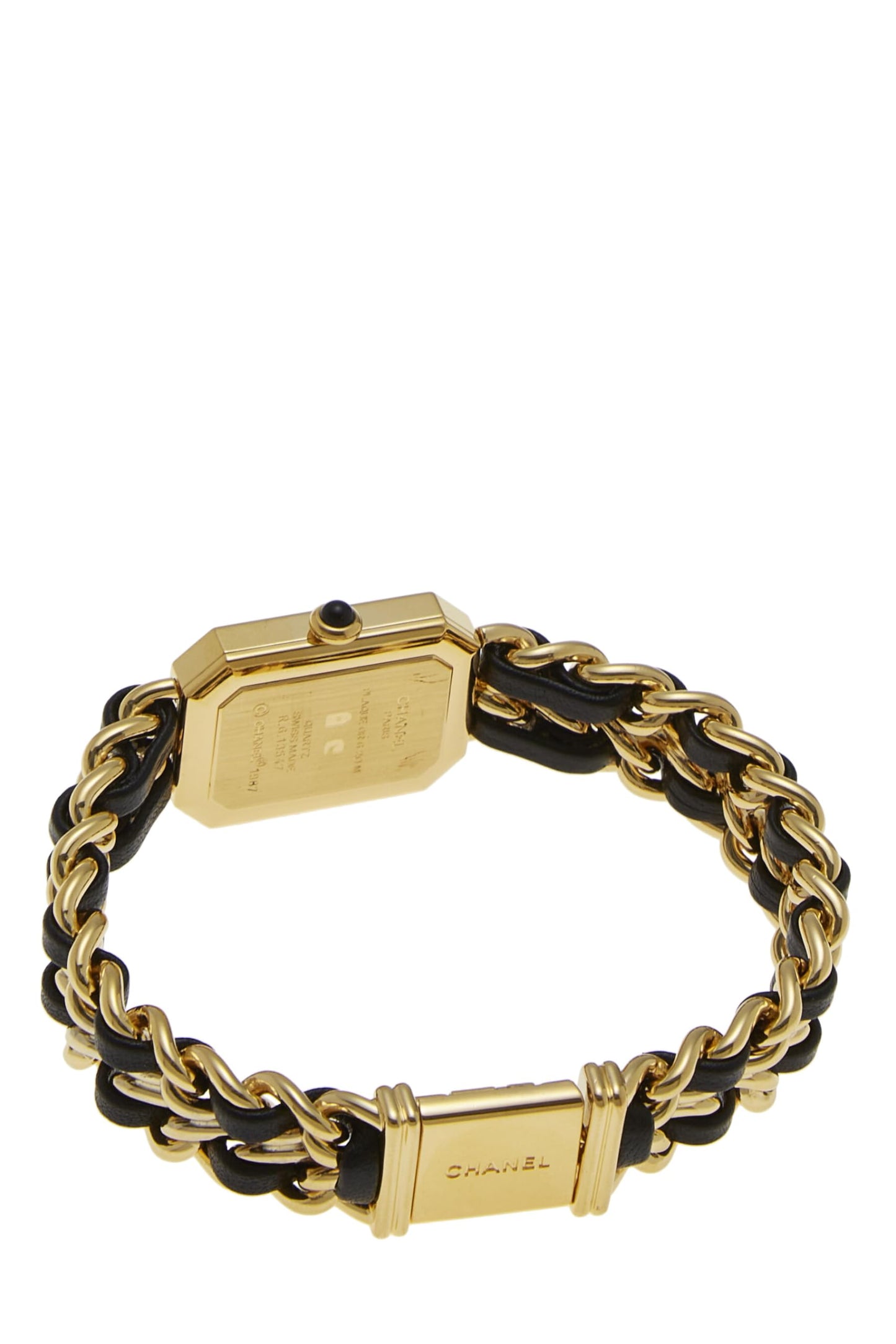 Chanel,  Black & Gold Premiere Watch Large, Black