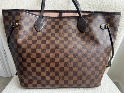 Louis Vuitton Neverfull MM Damier Ebene Cherry Interior (RRP £1,430)