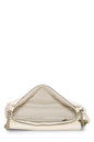 Gucci,  White Grained Leather Soho Chain Flap Crossbody, White