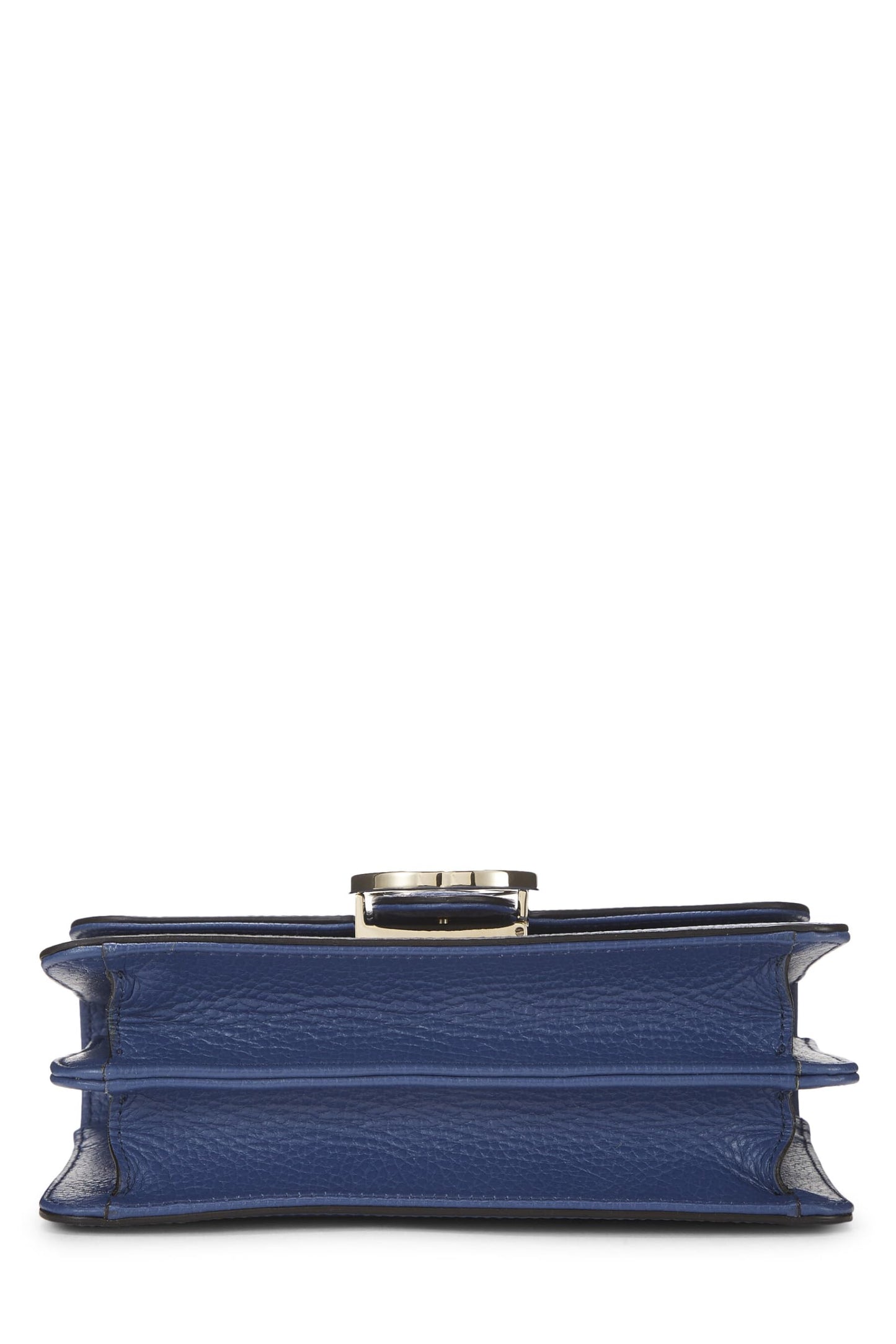 Gucci,  Blue Leather Interlocking Crossbody Small, Blue