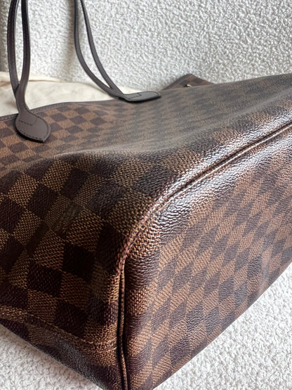 Louis Vuitton Neverfull MM Damier Ebene Rose Ballerine (RRP £1430)