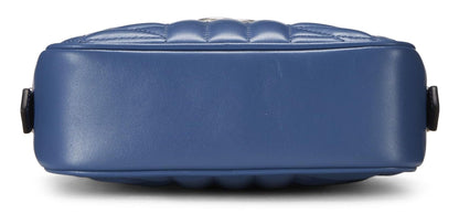 Gucci,  Blue GG Marmont Crossbody Mini, Blue