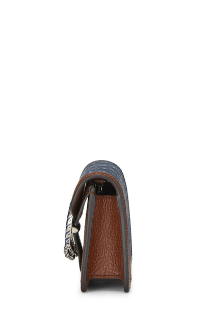 Gucci,  Blue Denim Dionysus Crossbody Super Mini, Blue