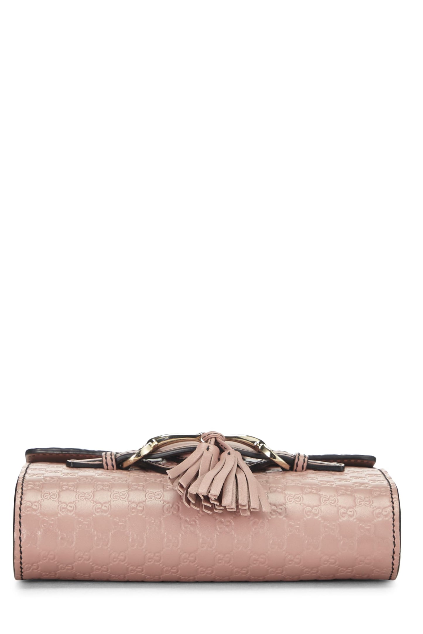 Gucci,  Pink Microguccissima Leather Emily Chain Crossbody Bag, Pink