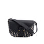 Christian Dior 2024 Black Calfskin Leather Oblique Mini Saddle Messenger Bag