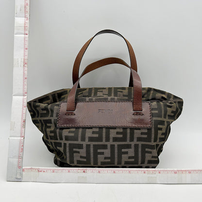 Fendi Zucca FF Top Handle Bag - Brown Handle Bags, Handbags fe8814vf