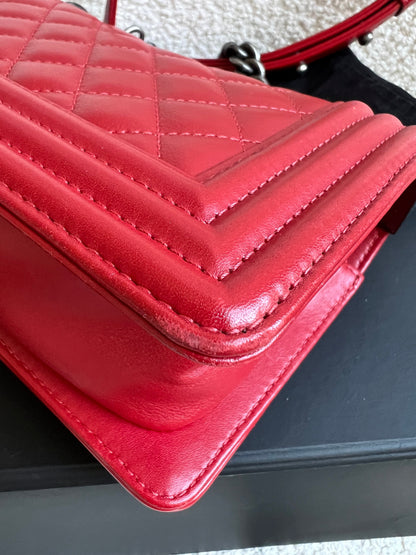 Chanel Small Red Boy Bag (RRP £5,390)