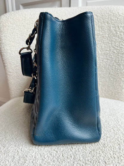 Chanel Dark Blue Blue Caviar Grand Shopper Tote (GST)
