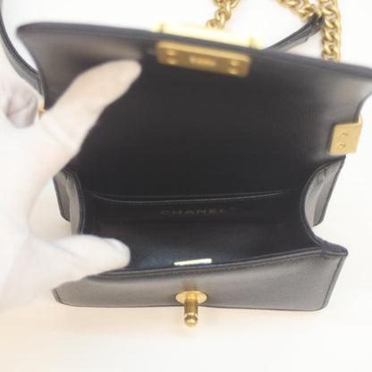 Chanel Boy Chanel Caviar Chain Shoulder Bag