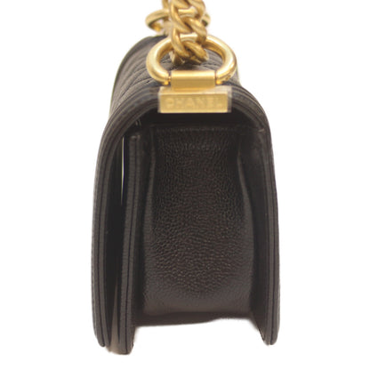 Chanel Boy Chanel Caviar Chain Shoulder Bag