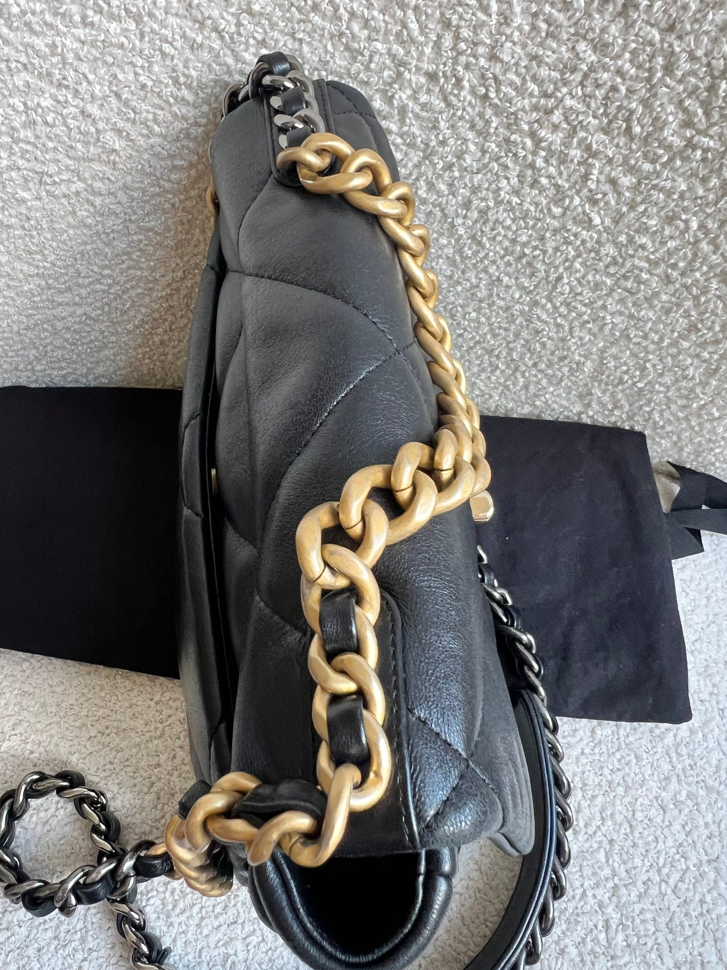 Chanel Small 19 in Black Lambskin (RRP £5,590)