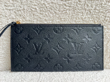 Louis Vuitton Zip Insert (from Felicie Pochette) Black Empreinte