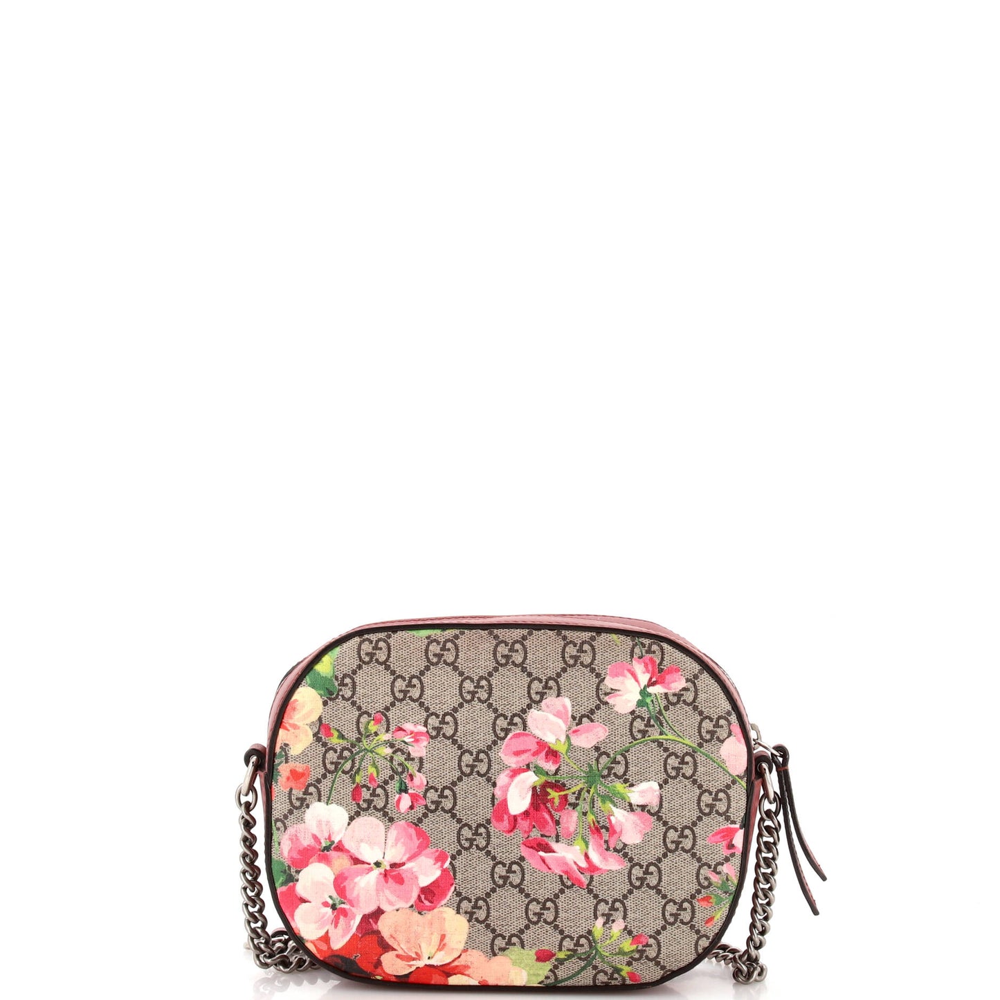 Chain Crossbody Bag Blooms Print GG Coated Canvas Mini
