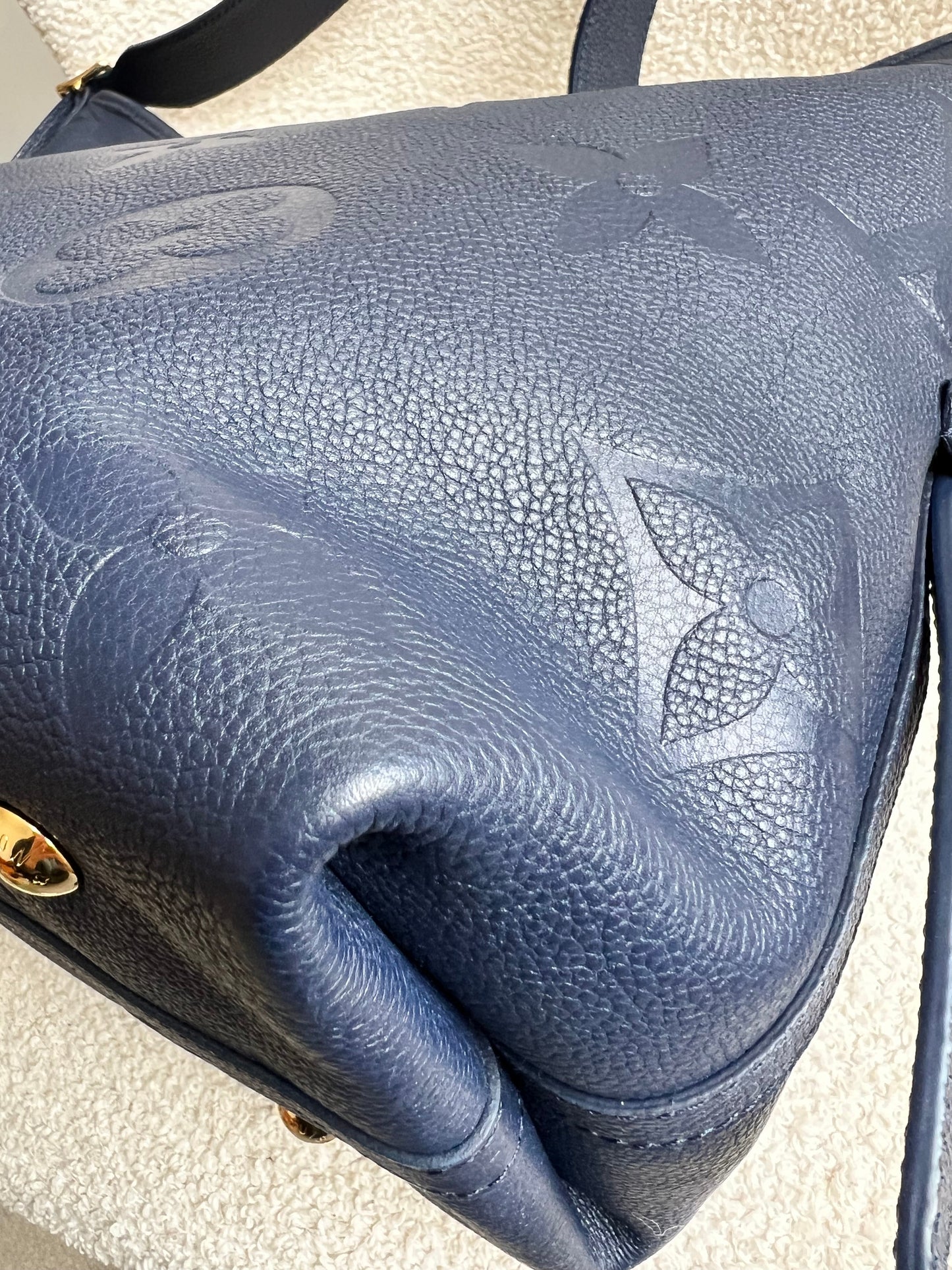Louis Vuitton Carryall MM Navy Empreinte (RRP £2470)