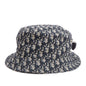 Christian Dior Navy Oblique Buckle Bucket Hat, Size M
